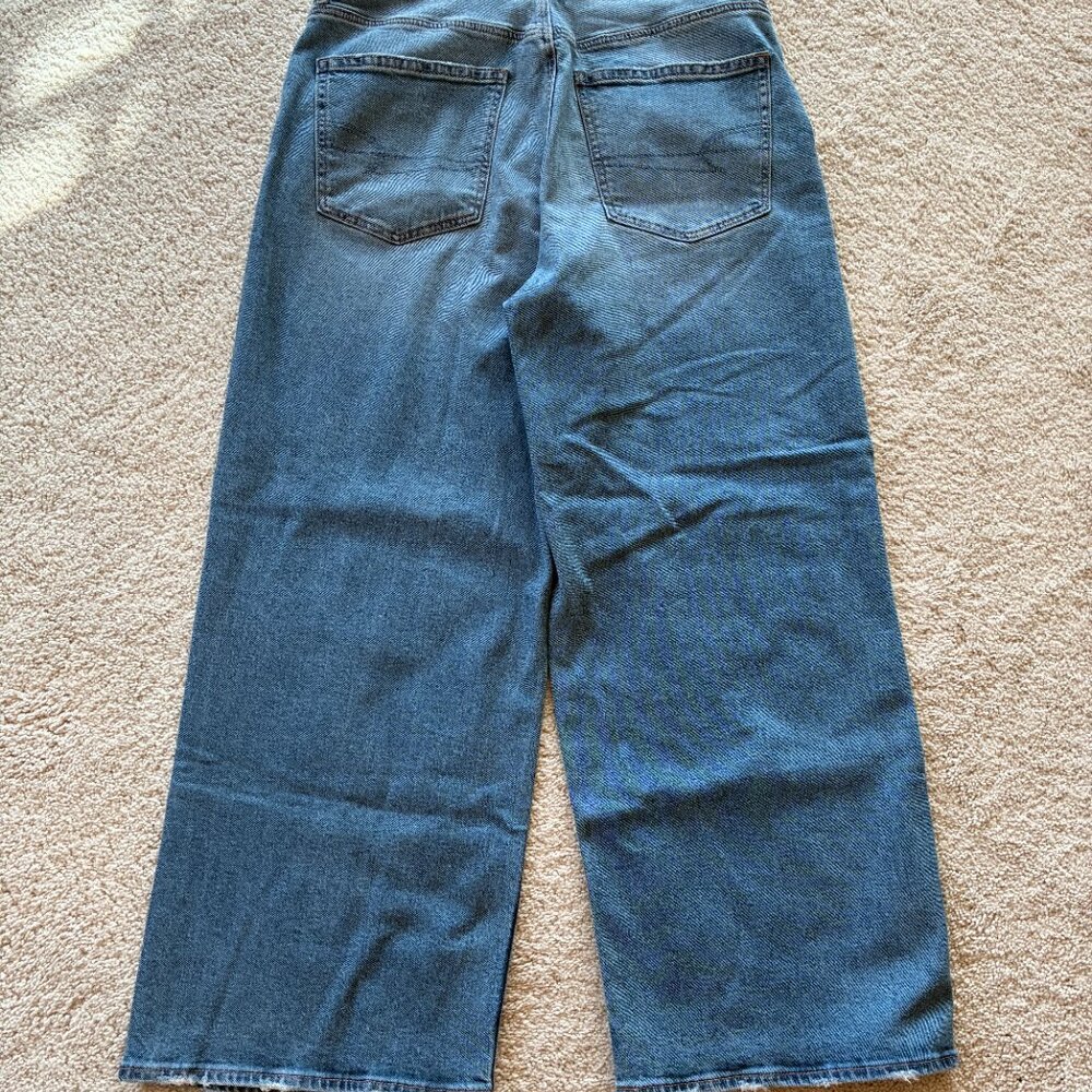 AE Strigid Curvy Super High-Waisted Baggy Straight Jean - Picture 10 of 14